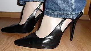 Amateursex, Crossdresser, Sperma, Kleid, Schwuler Sex, Fersen