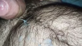 Cumming on my belly