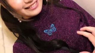 Carefree College Girl With Plump Pink Nipples