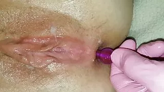 Sex toys in both holes