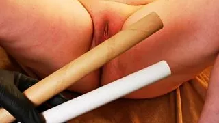 Fill her pussy with some pipes