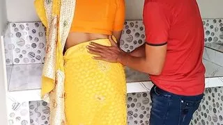 In the kitchen, I had sex with my Devar in doggystyle