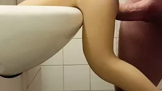 Sex Doll takes big cock from behind