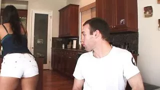 Latina Laurie Vargas gets her ass and hairy pussy fucked