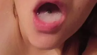 Hot Wife Giving Prostate Milking Blowjob Swallowing It All