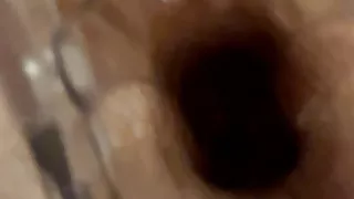 My little hole gaped