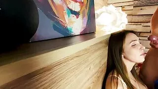 Stepfather fucks sexy stepdaughter