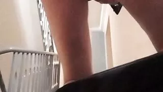 Horny in porch part 7 with cum