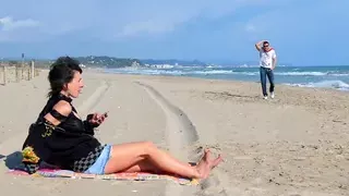 Beach ass cum and a wetter fuck at home