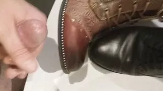 Cum in Wifes Office Heels