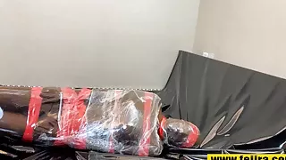 Fejira com Zentai mummification bondage