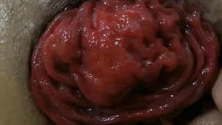 Maria Fisting as Sexy Santa fucks her holes with bananas