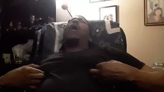 Shinzons dick and nipple play Christmas edition