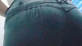 sexy beautiful Mexican takes of her uniform entirely