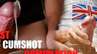 Beste Cumshot-Zusammenstellung Schuljunge Mikel - Handjob, Wichsen