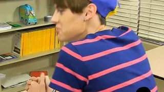 Young twinks Dustin Cooper and Elijah White anal fuck hard