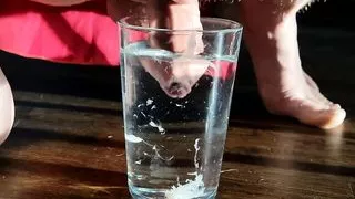 Drink Up Thick Cum In Glass 4k