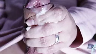 Latino masturbates and cums close to the camera (CUM PART)