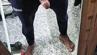 Caught on cam taking cumshot, Hot Indian guy masturbating.