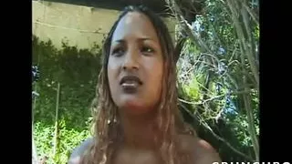 vintage porn fucked bareback outdoor by amazing XXL black cock