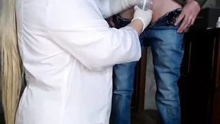 Nurse Takes Cum Analysis Compilation