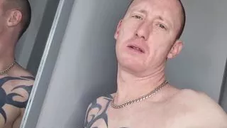 Ginger scally spunk on mirror