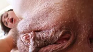 Asian beauty with a round ass gapes before getting her ass drilled