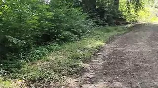 Left clothes and walked the trail naked