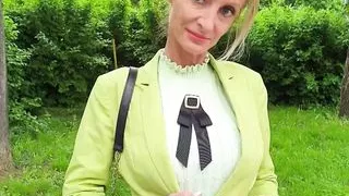 Slim MILF with hungry pussy