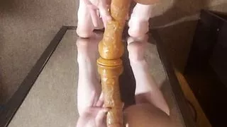 Thick Cock Mirror Riding