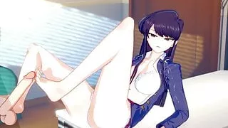 Komi Gives Pleasure By Feet Only