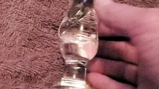 Shavebrush plugging before going to tan tiny penis