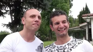 Two couples in a swinger club swap girls and have an orgy