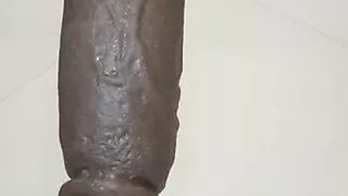 My huge big black cock dildo