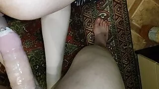 Fucking my mistress with a big dick in her pussy