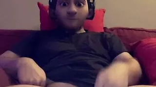 Playing with my floppy cock