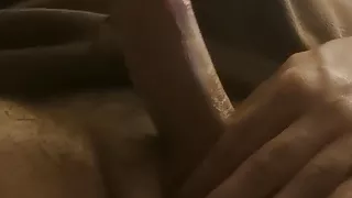 Fleshlight ficken und Sperma im Inneren mit pulsierendem Schwanz