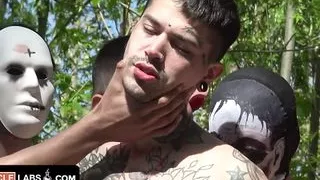 Bar, Paar, Kehlenfick, Sex im Freien, Öffentlicher Sex, Onkel