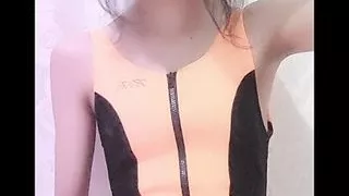 Asian Shemale Masturbation Before Swimming