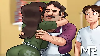 SummertimeSaga - Maria Likes Mustache Riding E1 # 76