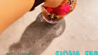 Slave drinks my sock water