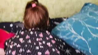 The wife was wildly fucked at night