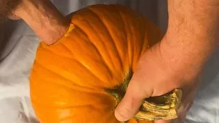Fucking a pumpkin