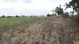 Round ass is perfect for two big stiff cocks