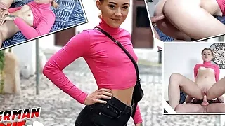 German Scout - Tiny Teen Sandra Zee Picked Up And Fucked Hard