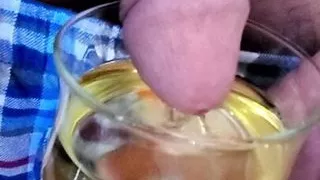 grandpa shavebrush drinking his own fluid