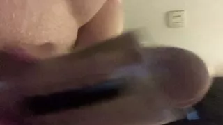 Geordie lad fucking new toy