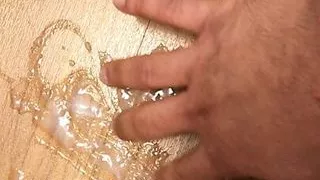 Cum in my friends toilet