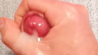 Solo Handjob #3 Masturbate & Orgasm - Young Oiled Cock Cum