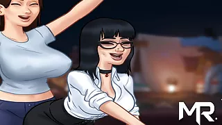 SummertimeSaga - Old Classmates Dancing On The Rooftop E2 #